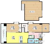 オーヴィジョンQULAS小倉金田の間取り画像
