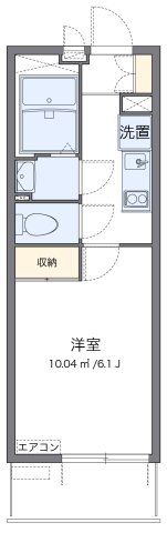 レオパレスガーデンハウス Wの間取り画像