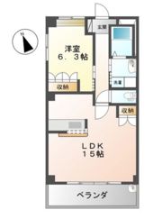 ガーデニングヒルズ北野345の間取り画像