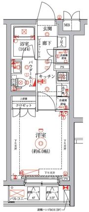 セジョリ横浜鶴見の間取り画像