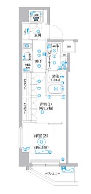 セジョリ横浜鶴見Ⅲの間取り画像