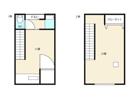 高柳文化 右1の間取り画像