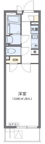 クレイノプレシャス SRKの間取り画像