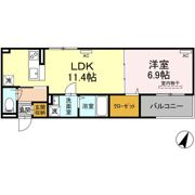 ラリュール赤塚Ⅱの間取り画像