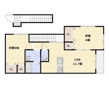 庭瀬新築APの間取り画像