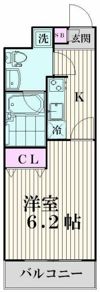 S・FLATⅡ（エスフラットツー）の間取り画像