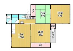 鶴甲コーポ10号館の間取り画像