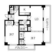 アビタシオン橋本Ⅲの間取り画像