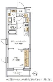 リビオメゾン湯島の間取り画像