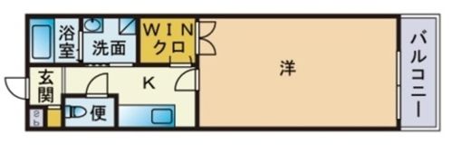 リファレンス天神の間取り画像