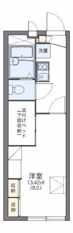 レオパレスヴィラ ステップインの間取り画像