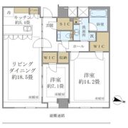 BrilliaTower堂島の間取り画像