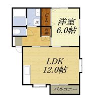 コーポシオンAの間取り画像
