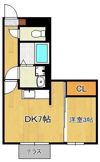セジュールオッツ壱番館の間取り画像