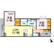 D's LIEN (ディ-ズリアン) Bの間取り画像