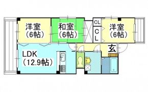 グリーンコート福田の間取り画像