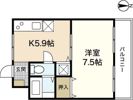 マンション渡辺の間取り画像