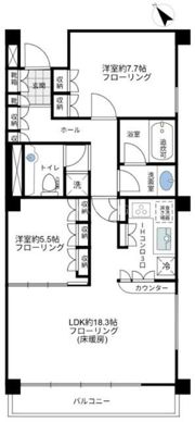 御殿山ガーデンシティの間取り画像