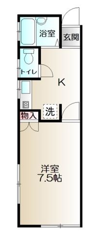 グローリー朝日の間取り画像