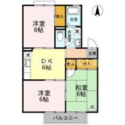 ライブリーハイム ミーサ B棟の間取り画像