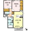 リーブルⅡ B棟の間取り画像