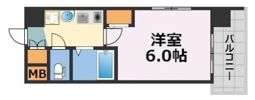エステムコート難波WEST-SIDE大阪ドーム前の間取り画像