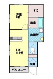 ピース・シリウスB棟の間取り画像