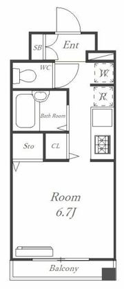 フレンズモールの間取り画像