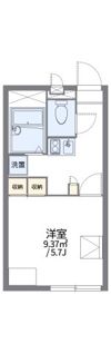 レオパレスエクレール君塚の間取り画像