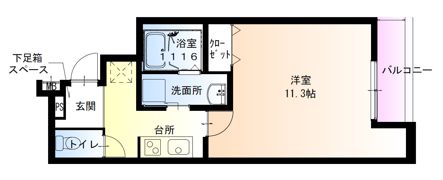 フジパレス東正雀の間取り画像