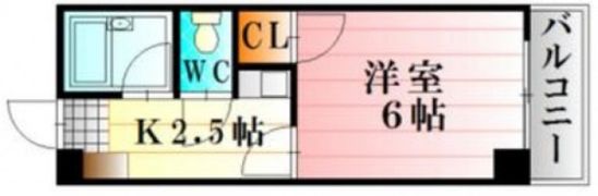 クレスト古市橋の間取り画像