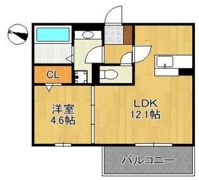 MER行事 A棟の間取り画像
