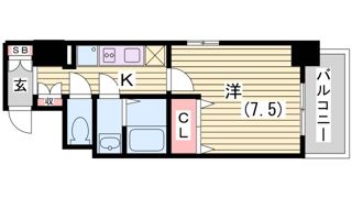フロイデの間取り画像