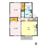 コーポ チェリッシュ Bの間取り画像