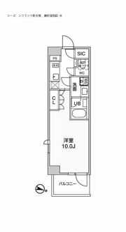 シーズンフラッツ新大塚の間取り画像