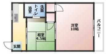 ニューハイツ青山の間取り画像