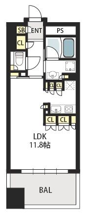 ガリレイ新町の間取り画像
