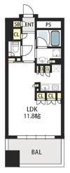 ガリレイ新町の間取り画像