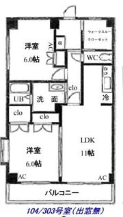 クープル南原の間取り画像