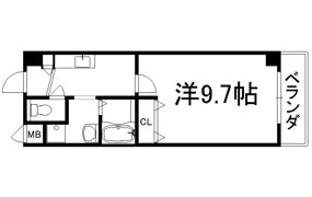 【来春入居】シャトー同志社前の間取り画像