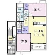 グリーンガーデンⅡの間取り画像