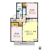 グランディールT Bの間取り画像