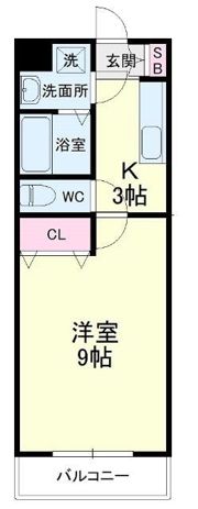 プロムナードⅠの間取り画像