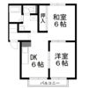 パークサイドよこおBの間取り画像