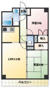 スカイビュウ11の間取り画像