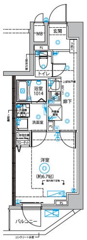 DIPS西新井の間取り画像