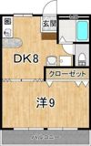 コーポオメガーの間取り画像