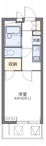 レオパレスアベニューⅡの間取り画像