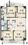 OSM植田・壱番館の間取り画像