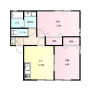 コーポ関 Aの間取り画像